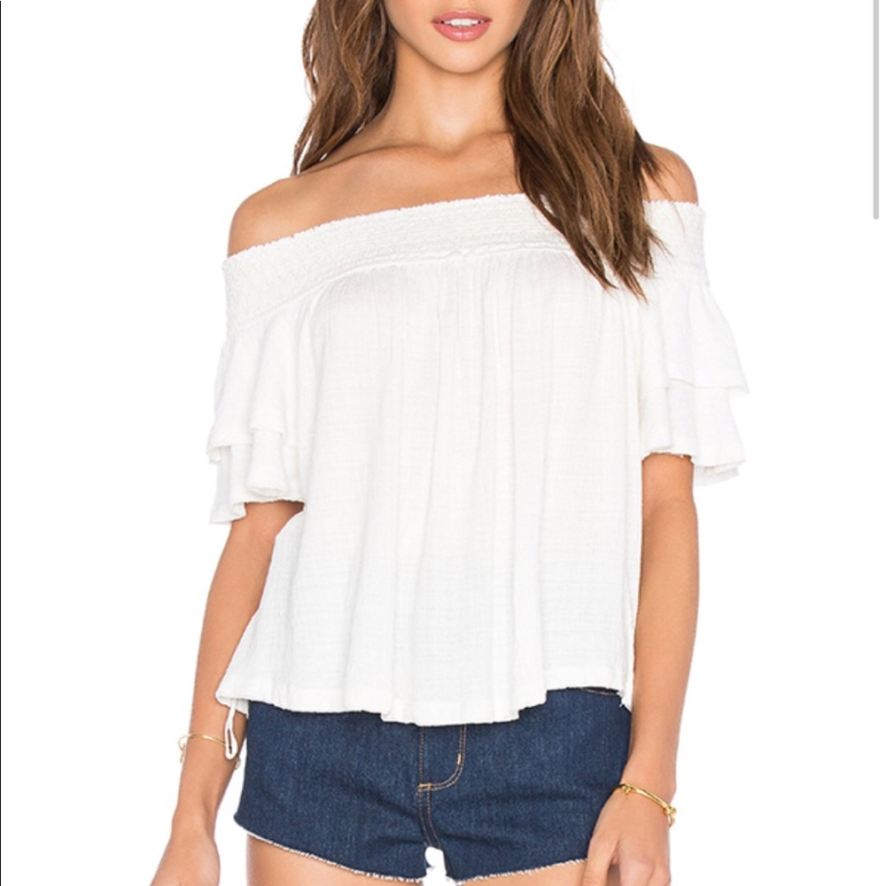 Free people santorini top in ivory. XS. Worn once